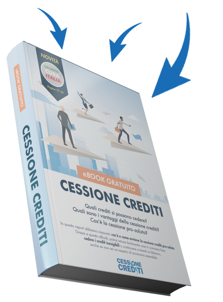 cessione crediti ebook con frecce